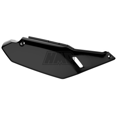 Tampas laterais KAWASAKI KLR 650 2008-2020 / direito / preto / ( uni ) - POLISPORT